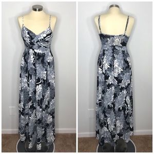 New York & company rayon twist front maxi dress